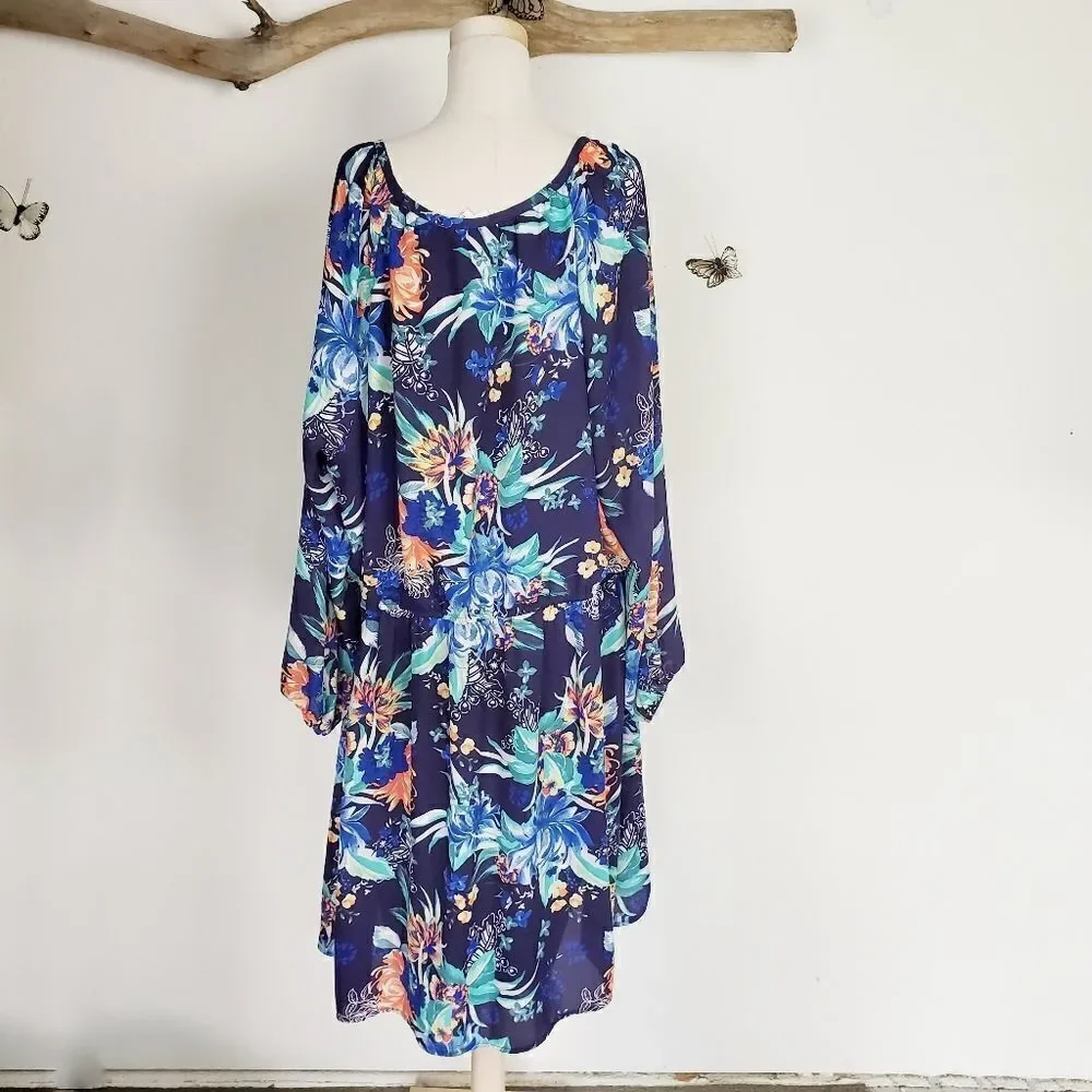 Ava & viv tropical print dress